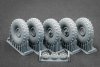 ScaleX WM 35023 Unimog 404 11.0R20 XOrdinary v2 Ordinary wheel set (for AK-Interactive, ICM, Revell) 1/35